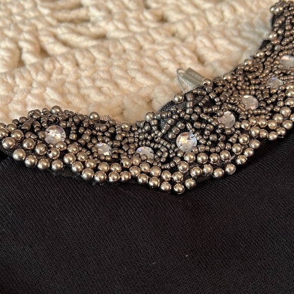 NWT Joseph A. Beaded Collared Cardigan - Picture 5 of 10